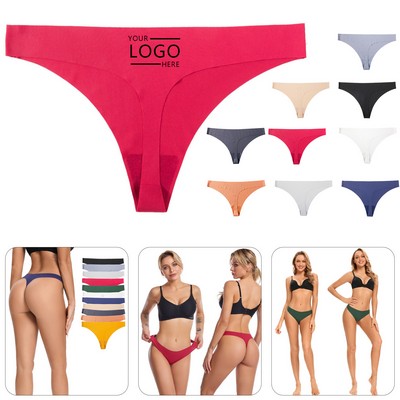 Women's Seamless Stretch Thong Underwear (S-XL)