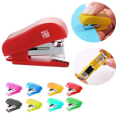 Portable Multicolor Office Hand Held Mini Staplers for Desk