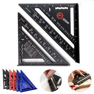 7" Carpenters Aluminum Rafter Square