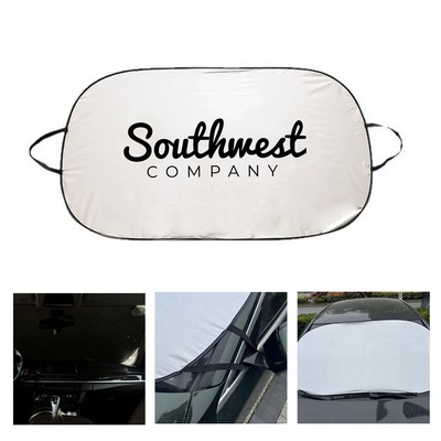 Silver Bubble Car Windshield Sunshade