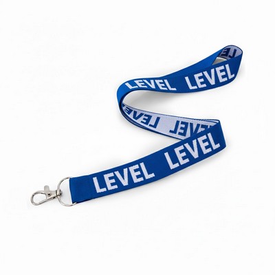 1" Super Wide Premium Woven Lanyard