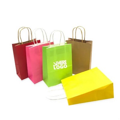 Kraft Paper Shopper Tote Bag