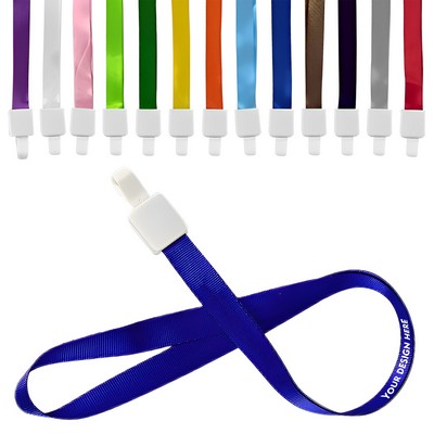 Plastic Buckle Lanyard With Neck Strap