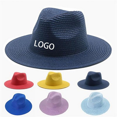 Sun Visor Wide Brim Straw Hat