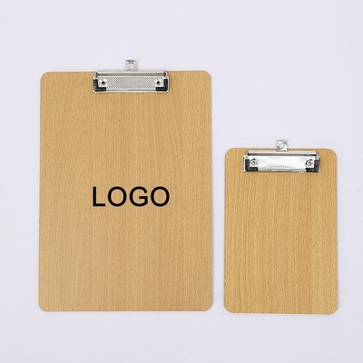 A4 Writing Pad Clip Backing Menu Clipboard