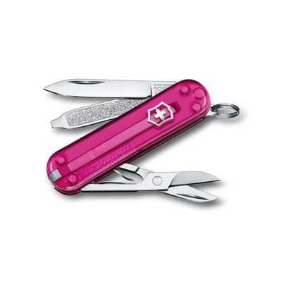 Classic SD 7 Function Swiss Army Knife - Cupcake Dream (Pink Translucent)