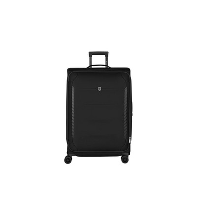 Crosslight, Large Softside Case, 8-Wheel Expandable Travel Case, Black