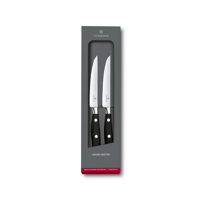 Grand Maître, Steak Knife Set, 2 Piece, 12cm, Straight Edge, Gift Box