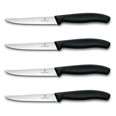 Swiss Classic 4Pc Steak Set - Black