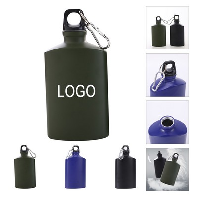 Military Portable Hiking Canteen Aluminum Bottle