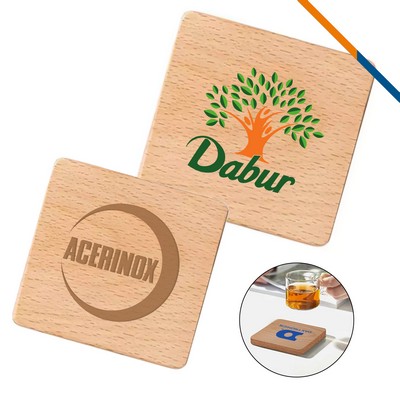 Shockley Beech Wood Square Coaster