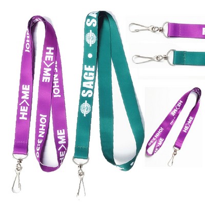 3/4" Single J-Hook Lanyard