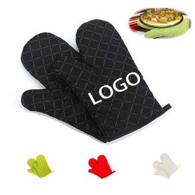Quilted Oven Mitts