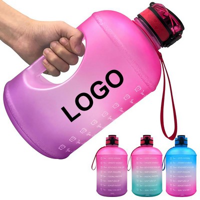 Bouncing Lid Gradient Water Bottle