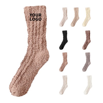 Fuzzy Slipper Sock 7.87" Length x 8.66" Width