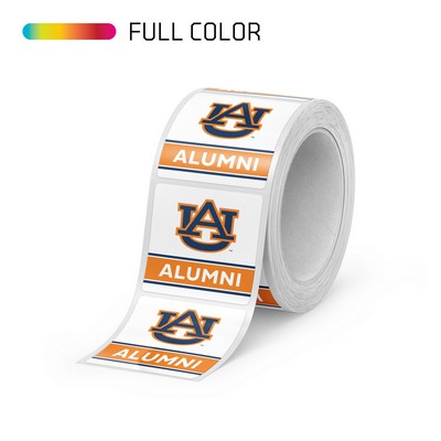 Full Color Square Roll Label - Up to 13.01-17.00 Square Inches