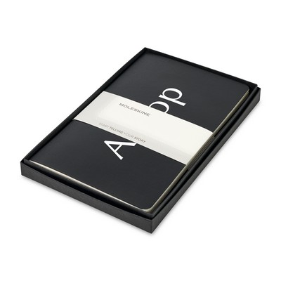 Moleskine® Large Volant Gift Set - Black