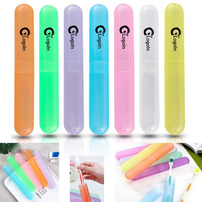 Portable Toothbrush Storage Tubes Box