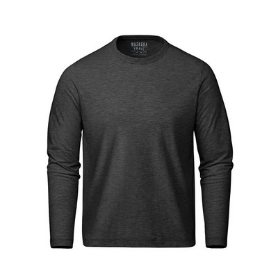 Riverside Cotton/Poly Long Sleeve Crewneck T-Shirt