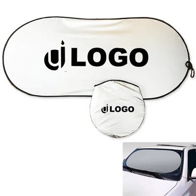 Nylon Foldable Car Sun Shade