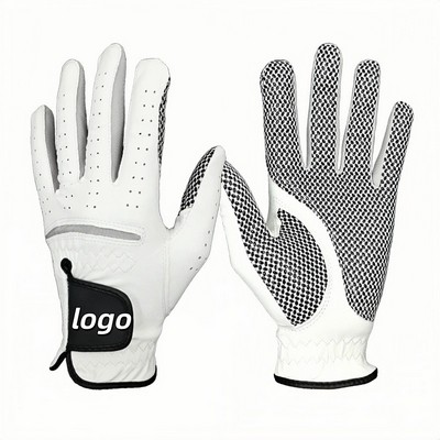 Men's Single Golf Glove Premium Lambskin Anti-Slip Breathable Sport Glove