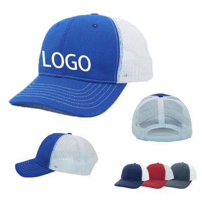 Classic White Mesh Snapback