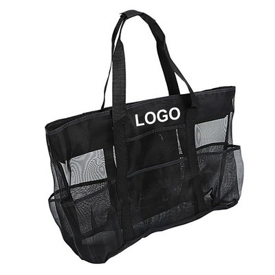 Outdoor Beach Bag Transparent Mesh Bag