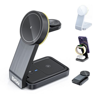 3" 1 Foldable Magnetic Wireless Charger