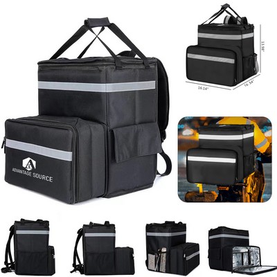 Expandable Insulated Cooler Delivery Backpack