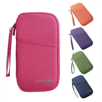 Travel Passport Holder Organizer Pouch