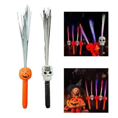 Light Up Fiber Optic Halloween Wand