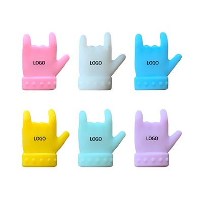 6pcs Creative Finger Model Wine Glasses Marker