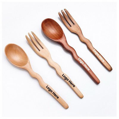 Wooden Spoons Forks Set