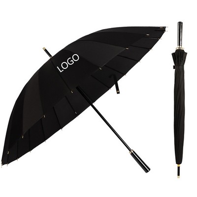 Large Reinforced Storm Resistant Straight Handle Umbrella