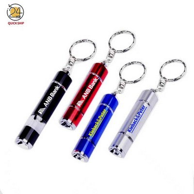 LED Flashlight KeyChain Engraved