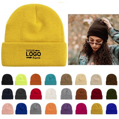 Warm Acrylic Knitted Hat