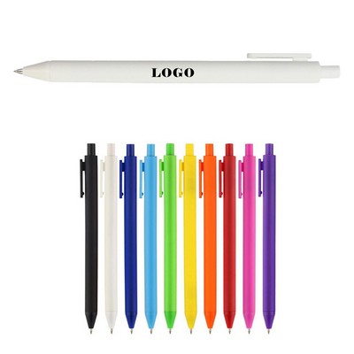 Soft Touch Retractable Gel Pen