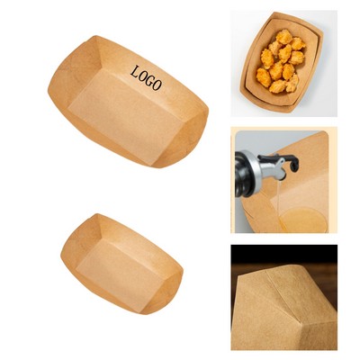 Kraft Paper Food Boat Tray