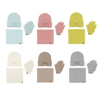Toddler Winter Beanie Hat Scarf Gloves Set