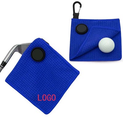 Pineapple grid magnet wipe towel - 11.5''X 11.5''