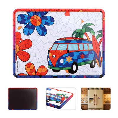 3.15"x2.35" Tinplate Metal Fridge Magnets Tourist Souvenirs