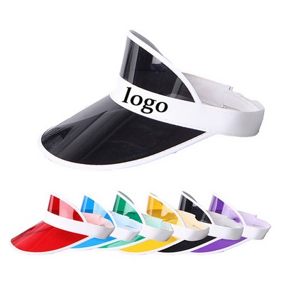 Colorful PVC Sun Visor Hat