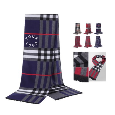 Viscose Wool Custom Pattern Winter Scarf