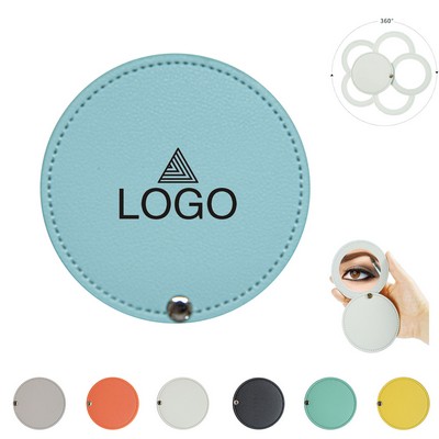 PU Compact Mirrors for Purses