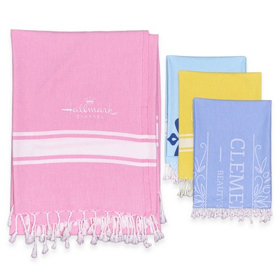 Boardwalk Collection Peshtemal Beach Towel EMB