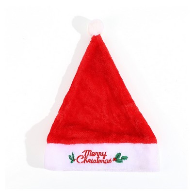 11.8" W X 15.7" H Fluffy Senta Hat for Adult Christmas Hat Adult