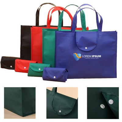 Non -Woven Cloth Button Discount Shopping Bag