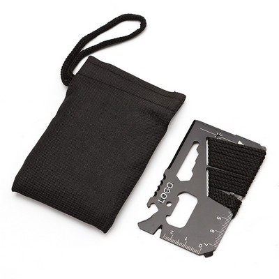Multifunctional 14-In-1 Camping Survival Knife Card Tool