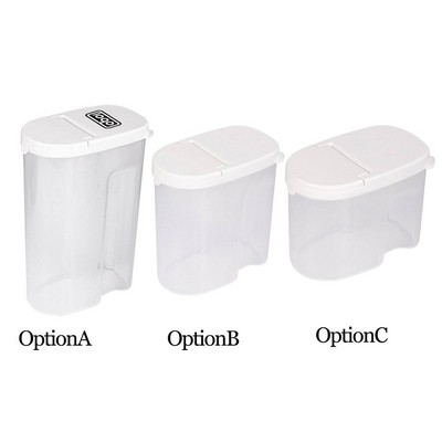 Airtight Large-Capacity Food Container w/ Scale Markings
