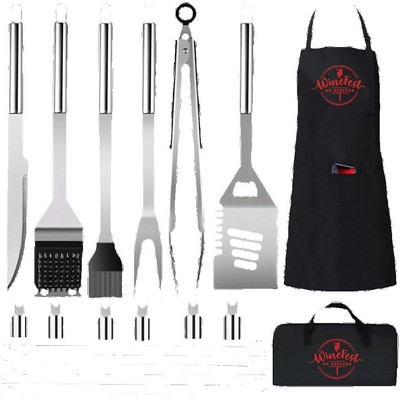 20-Piece BBQ Accessories Gift Set
